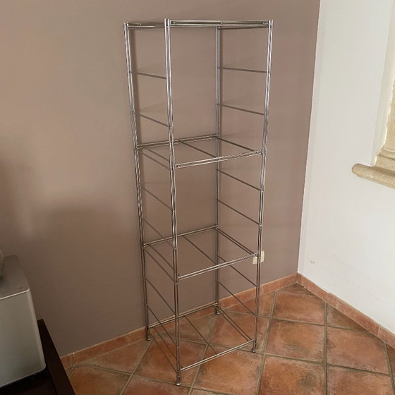 Peter modular shelving unit by Niels Gammelgaard. 1980. – Ikea, Metal (photo 4 of 7)