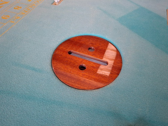 Image 1 of Mesa de juego original "Punto Banco" - Antiguo Casino de Venecia (años 80)