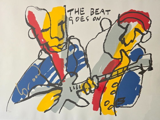 Image 1 of Herman Brood - Beat goes on - 72/230 - Hand-signed