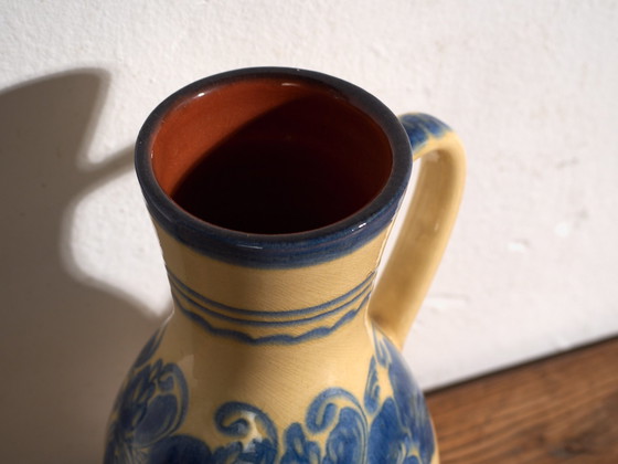 Brocca vintage in ceramica smaltata, Europa Centrale, circa 1930, Stoviglie (foto 2 di 11)