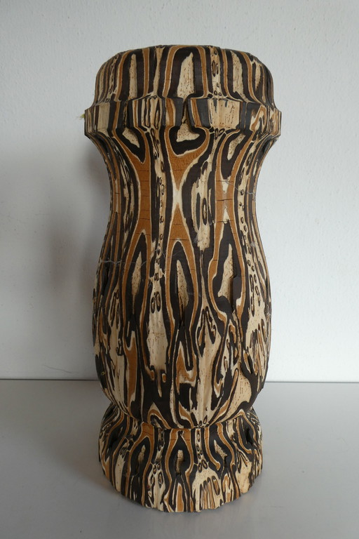 Ponga Craft Vase - Maori - New Zealand