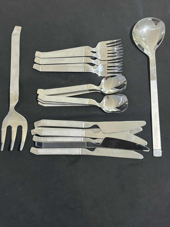 Image 1 of Couverts acier inoxydable design Javier Mariscal 20 pieces