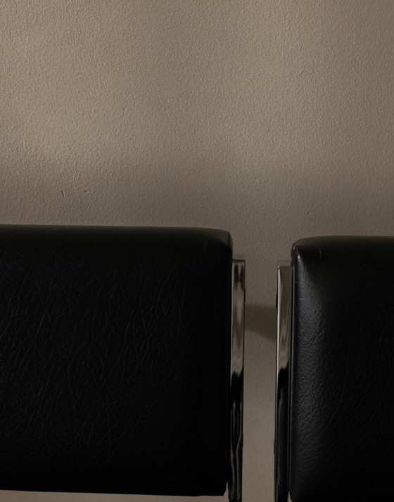 Image 1 of Pastoe SM07 Eetkamerstoelen (set van 4) van Cees Braakman - Nederlands Modernist