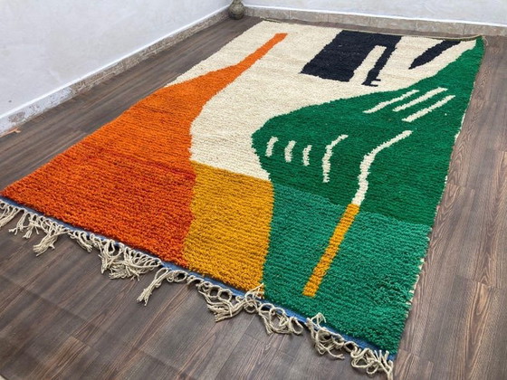 Alfombra bereber hecha a mano de Beni Ouraïne, tamaño 150 x 350 cm. – Alberto Bazzani, Wool (photo 4 of 7)