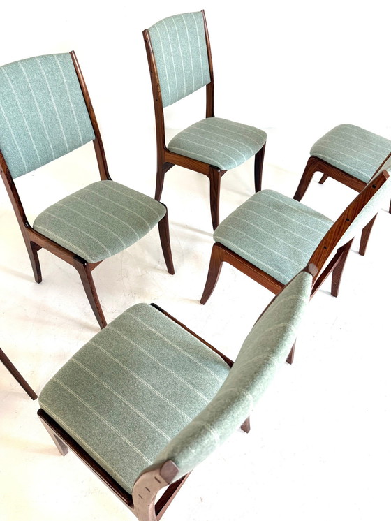 Image 1 of Lot de 6 chaises de salle à manger danoises vintage, Skovby Furniture Factory, années 70