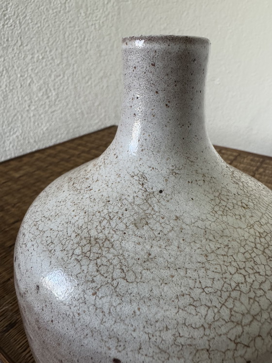 Image 1 of Vase Emailliertes Steinzeug Norbert Pierlot 60er Jahre