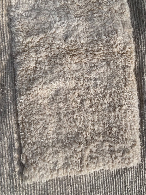 Image 1 of Alfombra marroquí de lana Mrirt (200 x 300 cm) – Alfombra bereber color marfil hecha a mano