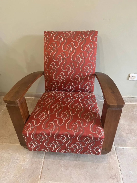 Art Deco fauteuil – Wood, Scandinavian (photo 9 of 12)