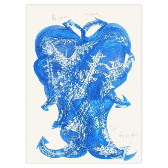 Image 1 of Jean MESSAGIER AP195 - Machine à regarder Signed aquatint 1972