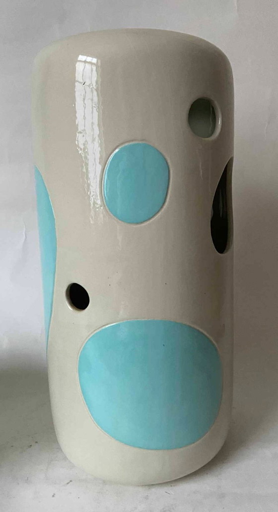 Image 1 of MODERN EARTHENWARE VASE SCULPTURE