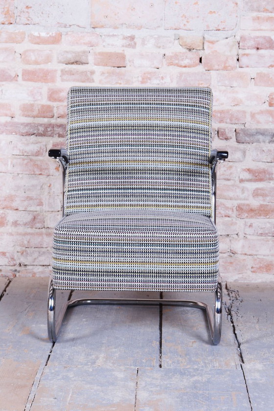 Restored Bauhaus Armchair, By Mücke - Melder, Chrome-Plated Steel, Czech, 1930s – Mücke-Melder, Metal (photo 19 of 26)