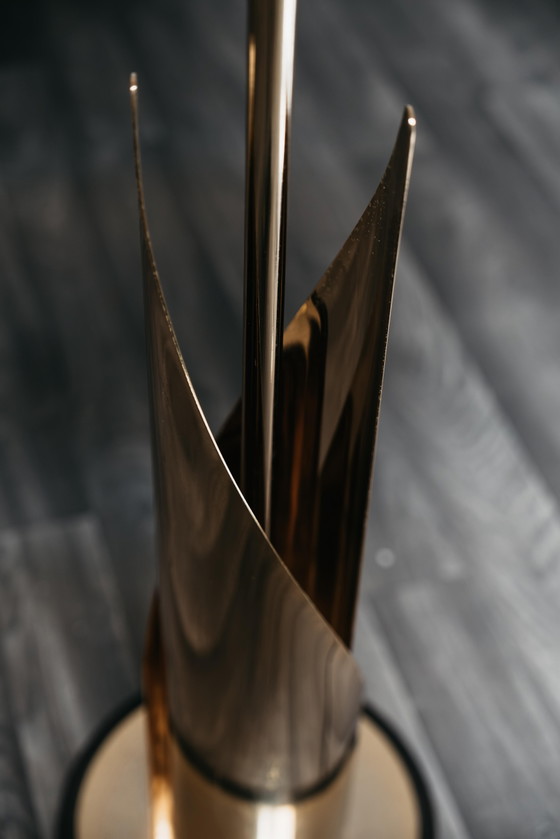Image 1 of Lampadaire de style Hollywood Regency, design moderne des années 1970