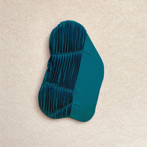 Image 1 of 3D Textile Wall Art, Two-Toned Pleats