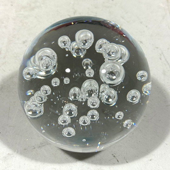 Image 1 of Glazen presse papier Zweden 1960's