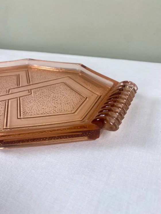 Rosaline Art Deco Tray – Table accessories, Glass (photo 4 of 8)