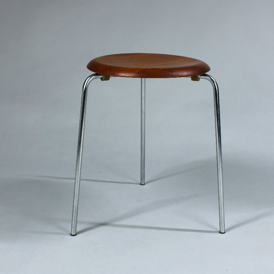 Image 1 of Arne Jacobsen (1902-1971) - teak - Dot stool - model 3170 - Fritz Hansen