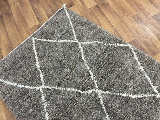 Image 1 of Tapis Beni Ouarain en laine authentique 200cmx150cm