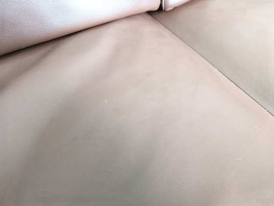 Image 1 of Sofá de dos plazas original Ligne Roset, sofá de diseño, piel Urbani, marrón