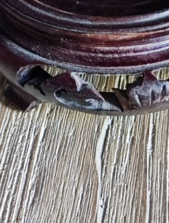 Image 1 of Cinnabar vase duo