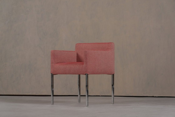 Image 1 of Sedie Ligne Roset in tessuto rosa, Francia, anni 2000, set da 2