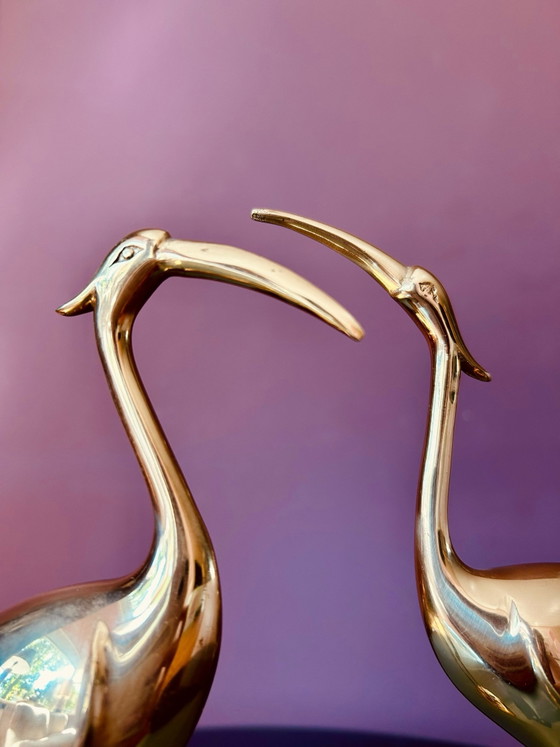 Set of brass cranes (30 cm) – Decorative Objects (photo 8 of 9)