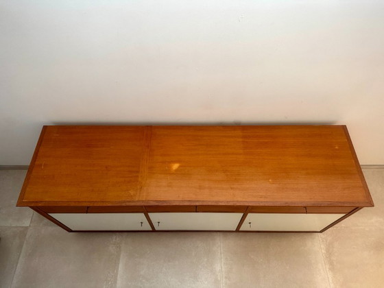 Vintage 50's Hand-Made Wooden Sideboard (photo 3 of 15)