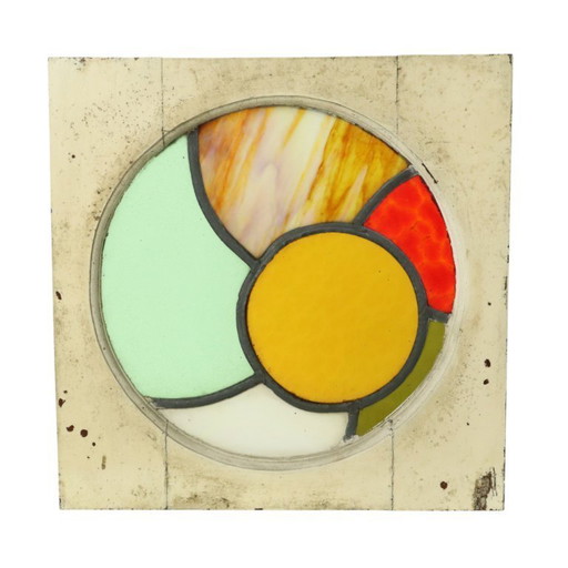 Colorful Stained Glass Panel