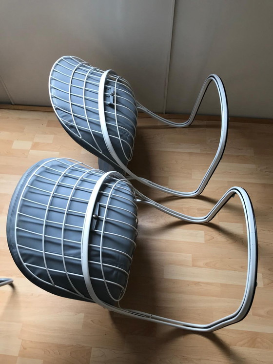 Image 1 of 2x Pascale chairs by Gastone Rinaldi for Thema, 1970