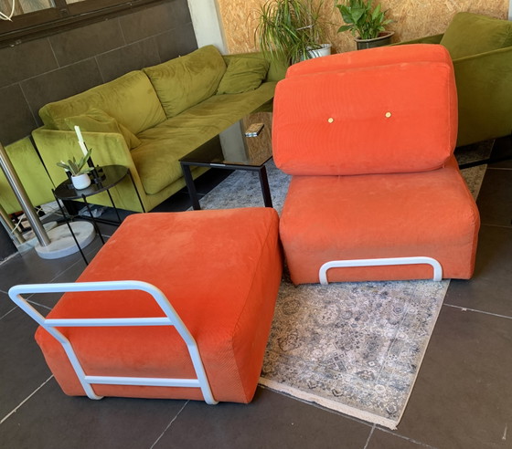 Image 1 of Ikea 2009 Rörberg Modulsofa Sofa Sessel Loungesessel Space Age Ulf Quensel