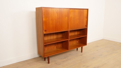 Vintage wandkast | Boekenkast | Teak | 1960s