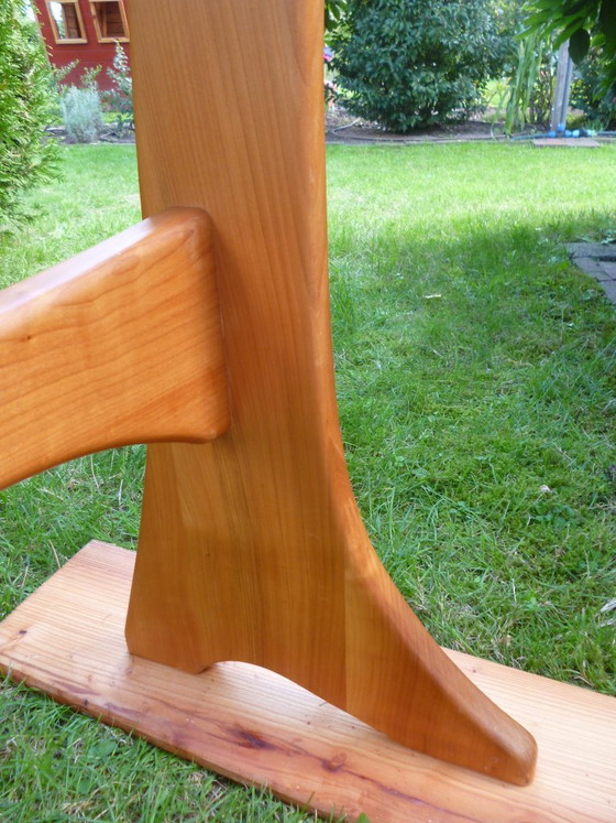 Unikat Massivholz-Stehpult / Design-Sekretär – Handgefertigtes Meisterstück mit Schwalbenschwanz-Zinken (photo 8 of 10)