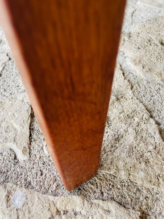 Image 1 of Mid-Century Extendable Teak Dining Table with Butterfly Leaf, By Van Pelt, 1960s