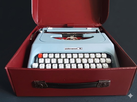 Image 1 of Restored Underwood 16 (1977) typewriter – a rare example