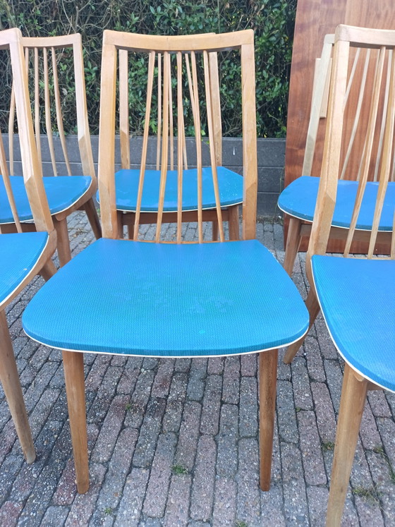 Image 1 of Baumann dining set table 6 chairs