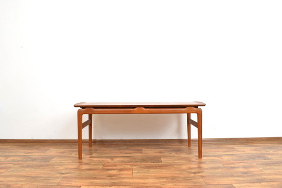 Image 1 of Teak Modell 640 Couchtisch von Peter Hvidt & Orla Mølgaard-Nielsen für France & Søn / France & Daverkosen, 1950er Jahre.