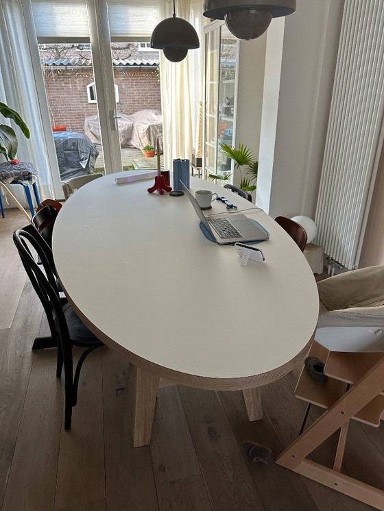 Image 1 of ARP Design A-legs dining table – new condition – Fenix ​​Bianco Male – 250×115 cm