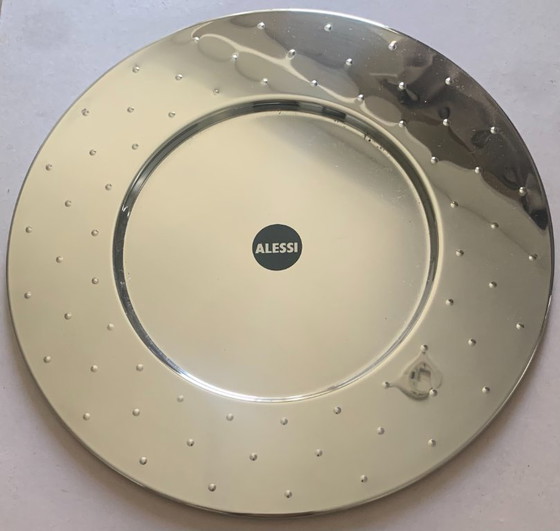 Image 1 of Assiettes de présentation ALESSI, lot de 8, dans leur étui d'origine – comme neuves (jamais utilisées)