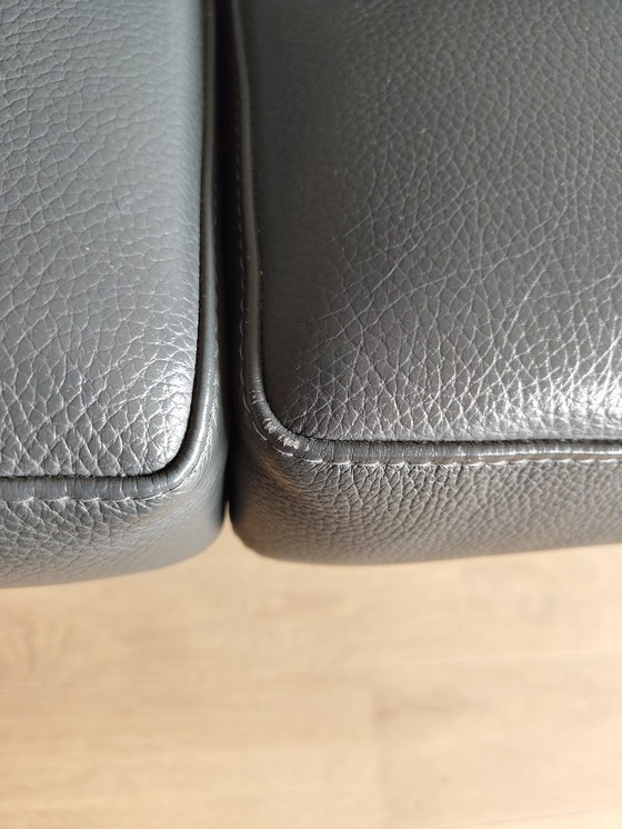 Image 1 of Leolux 3- en 2,5-zit in grijs kalfsleer