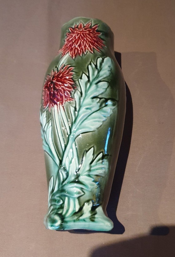 Image 1 of Art Nouveau 3-piece ceramic set Louis Gueule Vierzon - ca 1900