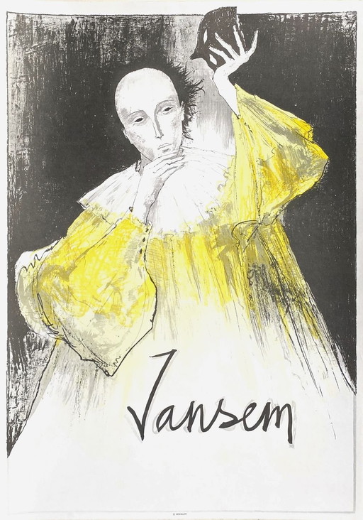 Jean JANSEM Expo 83 - Galerie Matignon (AVL) original poster 1983