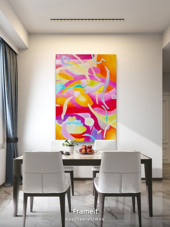 Image 1 of Acrylic painting #summer 144x100cm
