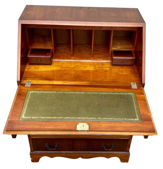 Image 1 of Antique English walnut secretary