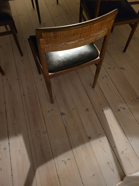 Table à manger, Søren Holm, Danemark années 50, palissandre; 11 x Chaises de salle à manger Erik Wørts, (photo 5 of 5)