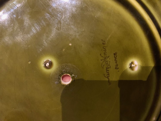 Image 1 of Vassoio/piatto in maiolica a due livelli, Sarreguemines, inizio XX secolo