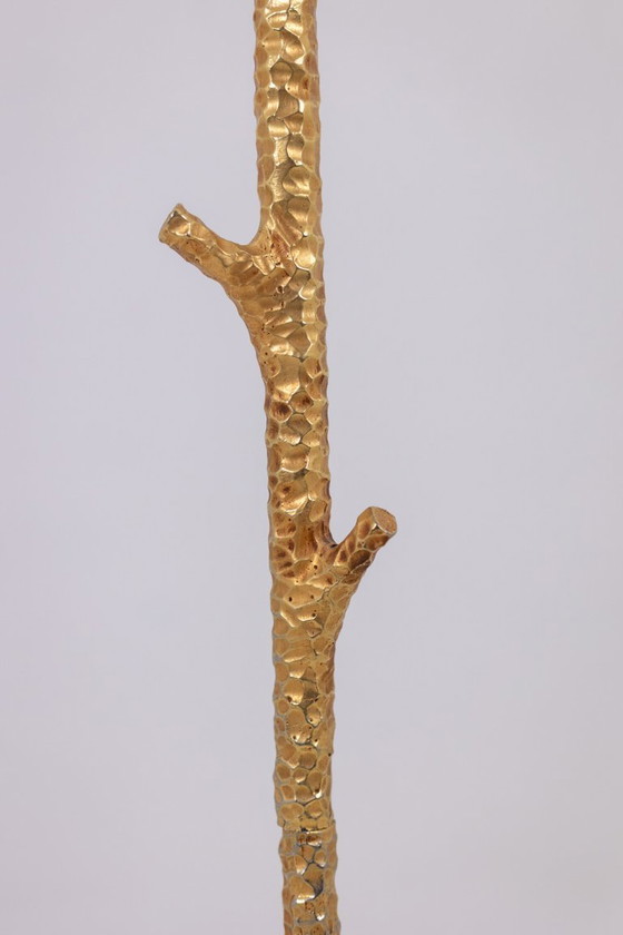 Image 1 of Paar Stehlampen aus vergoldetem Metall. 20. Jahrhundert.