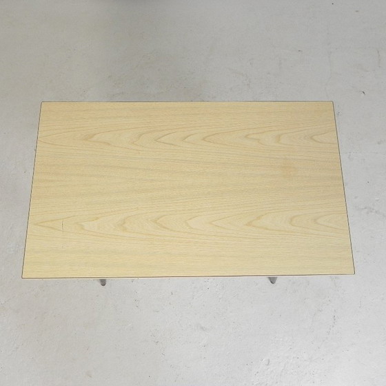 Image 1 of Henri Julien bistro table, Model Tolix T55 with Formica top, 1950s