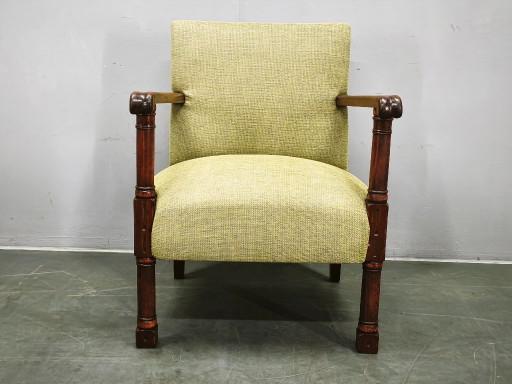 Art-déco-Sessel aus Buchenholz, Tschechoslowakei, ca. 1935–1945 – fauteuils, Wood