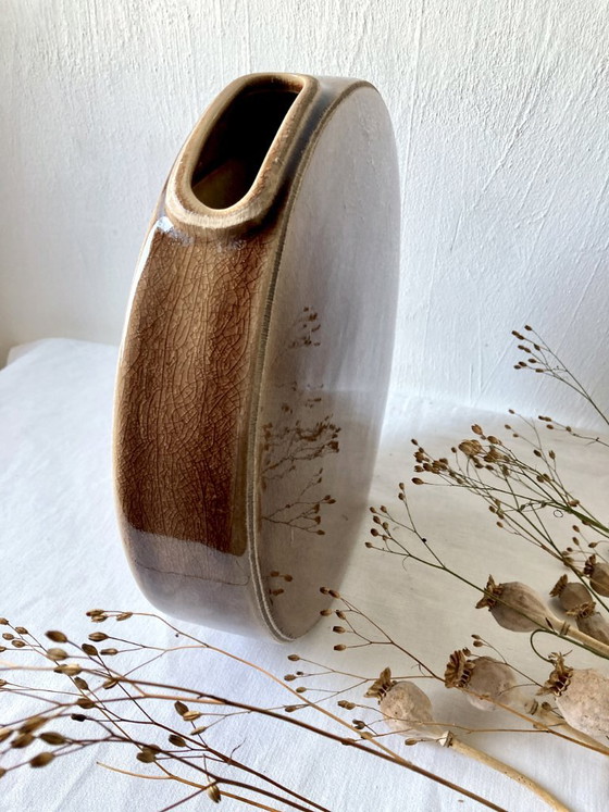 Grote kalebasvormige craquelé geglazuurde aardewerk vaas, Sia Collection – Vazen, Keramiek (photo 9 of 23)