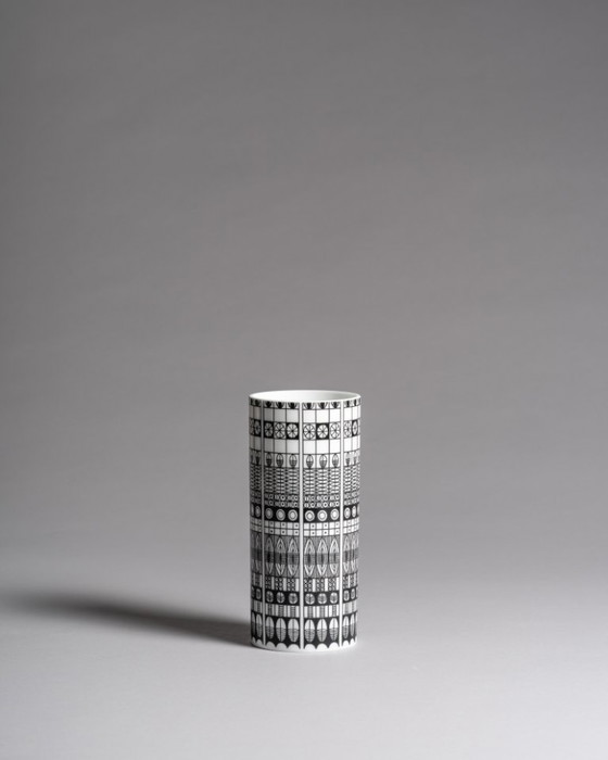 Image 1 of Rare Porcelain XL Vase Duo Hans Theo Baumann Rosenthal Germany 1963 H40cm MCM