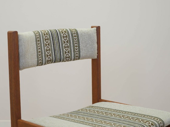 Image 1 of Conjunto de dos sillas de teca, diseño danés, década de 1970, fabricadas en Dinamarca.